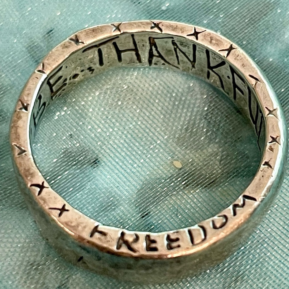 Sundance “ Freedom Ring” silver ring